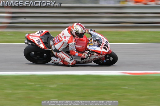 2009-05-09 Monza 2479 Superbike - Qualifyng Practice - Michel Fabrizio - Ducati 1098R